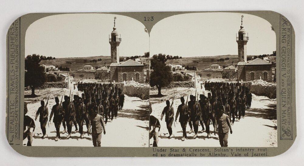 Under Star &amp; Crescent, Sultan's infantry routed so dramatically by Allenby.  Vale of Jezreel