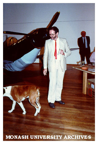 Monash historian John Rickard at launch of 'Australia: a Cultural History'