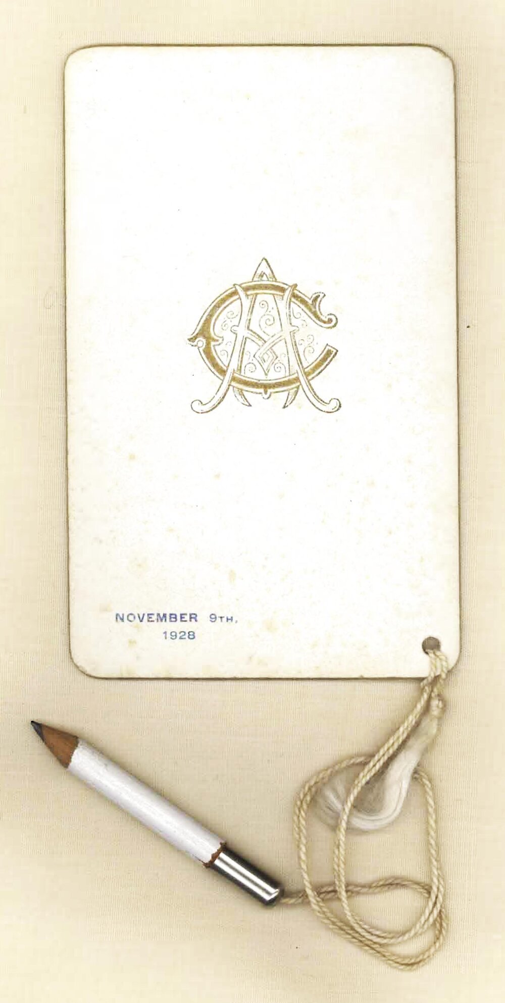 AC, 9th November 1928