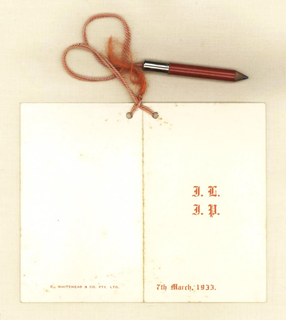 J.L J.P, 7th March 1933
