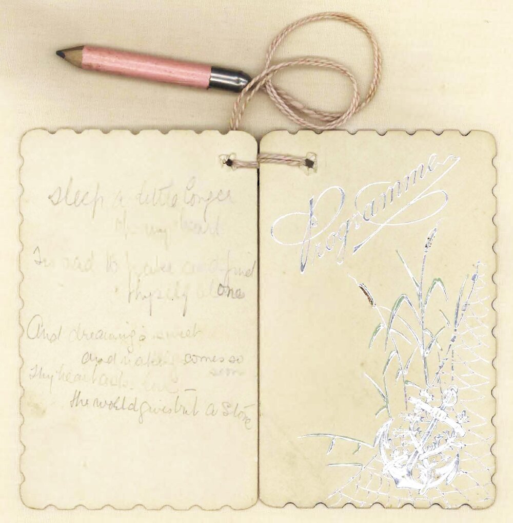 Programme, 1st August 1912