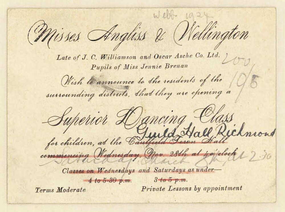 Superior dancing class, 1924