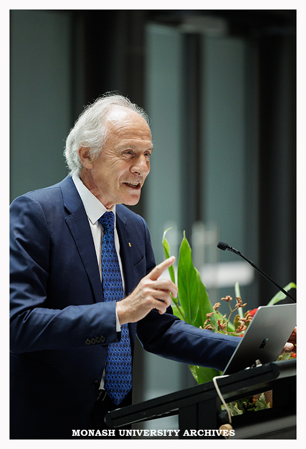 Dr Alan Finkel speaking at the naming of the Alan Finkel Building for Technology and Design