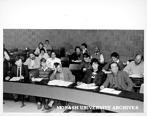 Teaching staff of departments of Japanese and German at Information Exchange Forum
