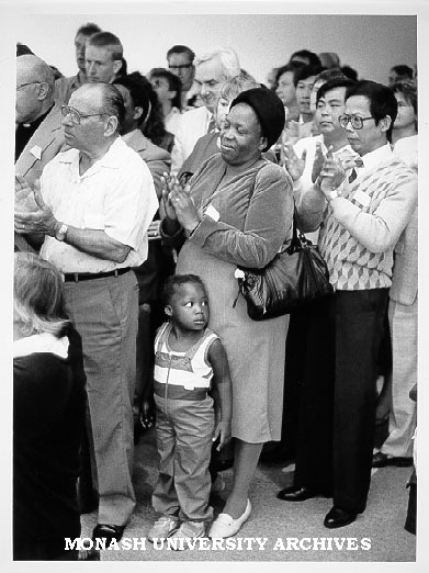 Visitors at opening of new premises of Springvale Legal Service and Community Aid and Advice Bureau