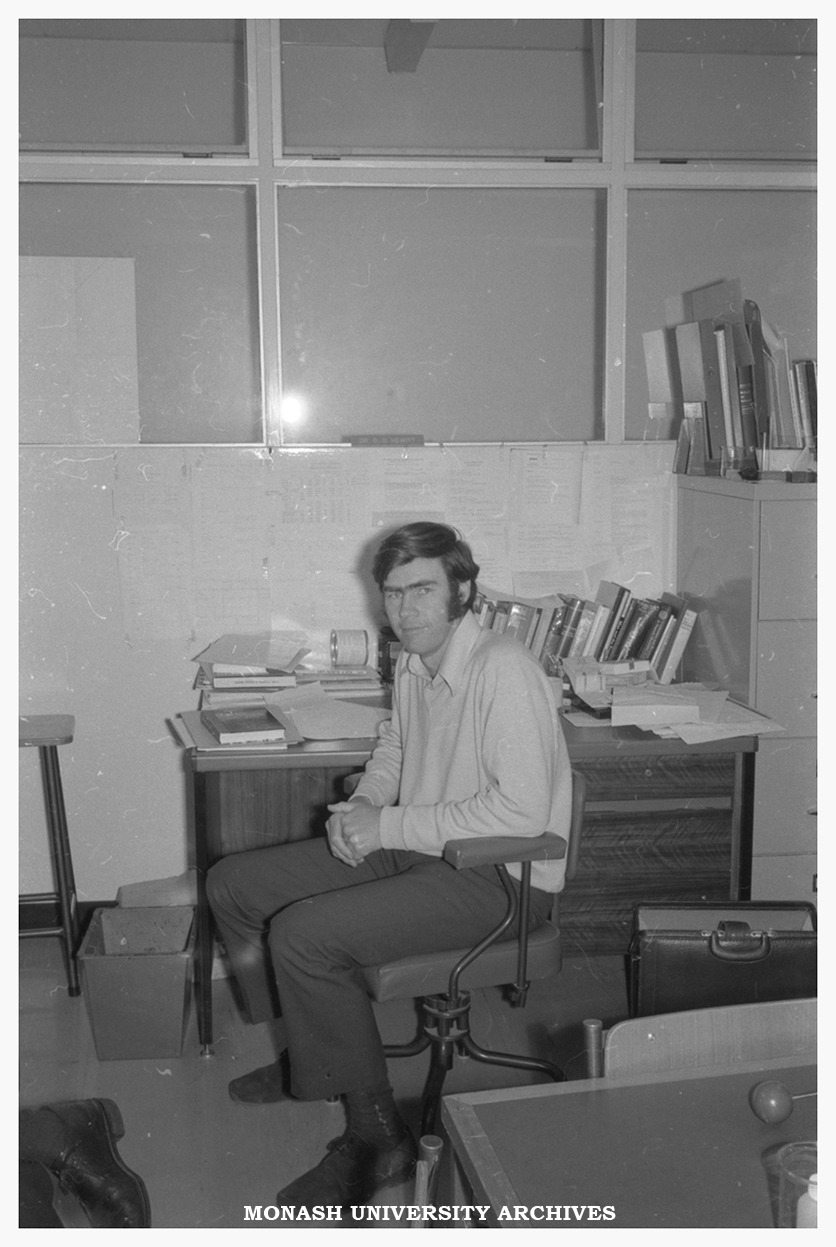 David Hewitt, lecturer in chemistry, Caulfield Institute of Technology