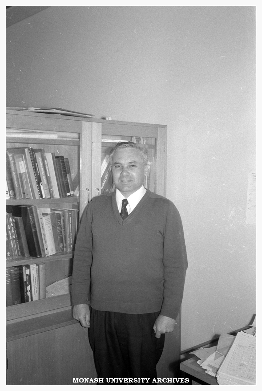 Sydney Bone, senior lecturer in physical chemistry, Caulfield Institute of Technology