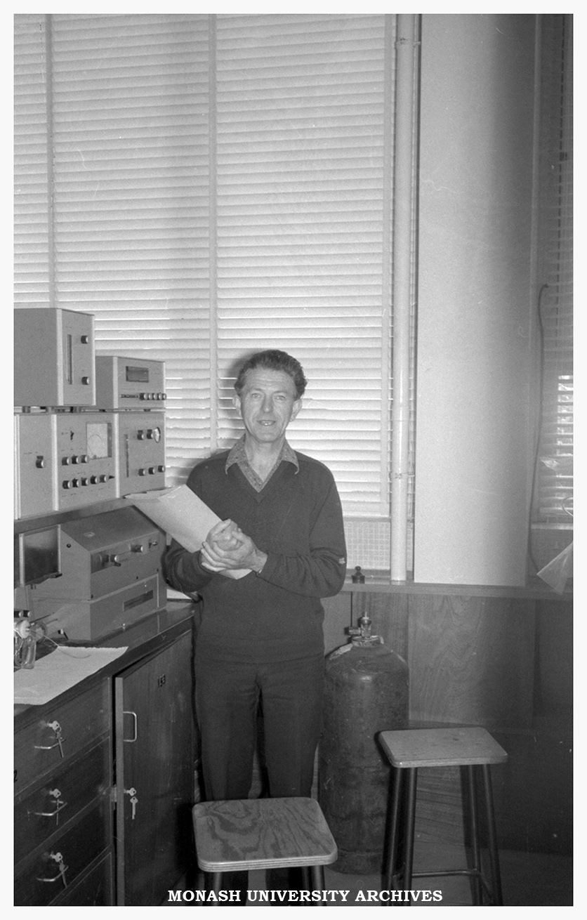 Donald Renfrew, senior lecturer in analytical chemistry, Caulfield Institute of Technology