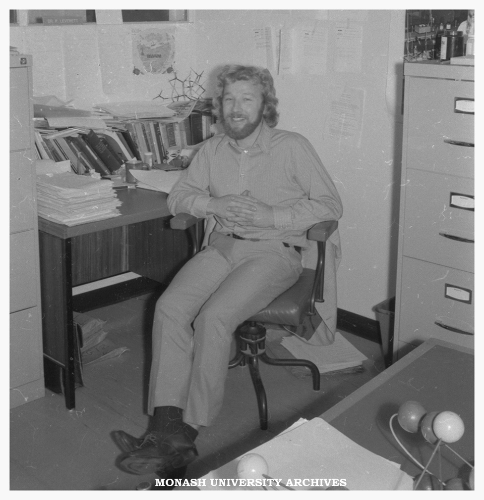 Peter Leverett, lecturer in chemistry, Caulfield Institute of Technology