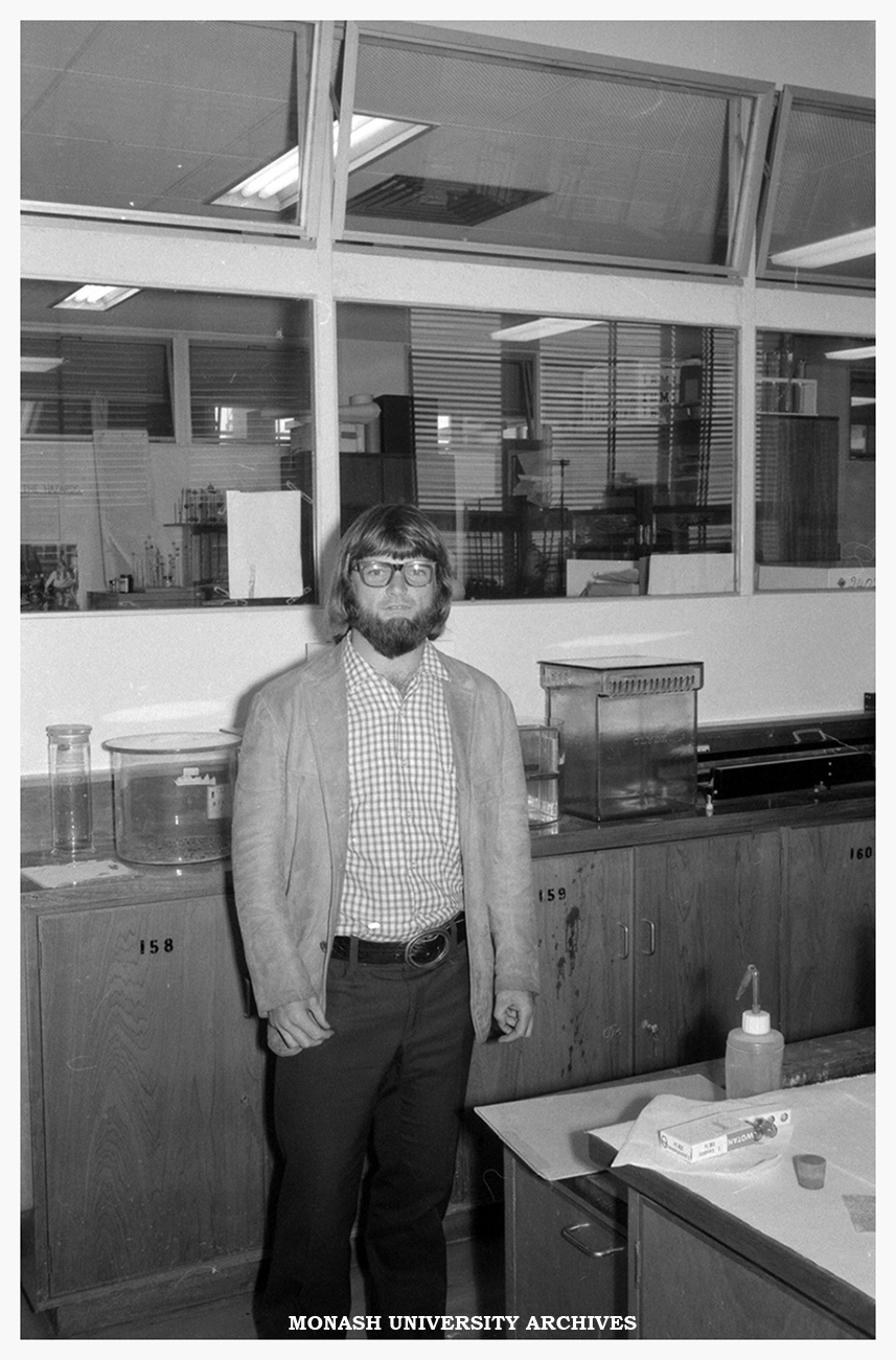 Ronald Beckett, lecturer in chemistry, Caulfield Institute of Technology