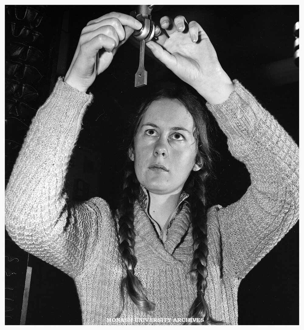 Sally Nugent, materials engineer