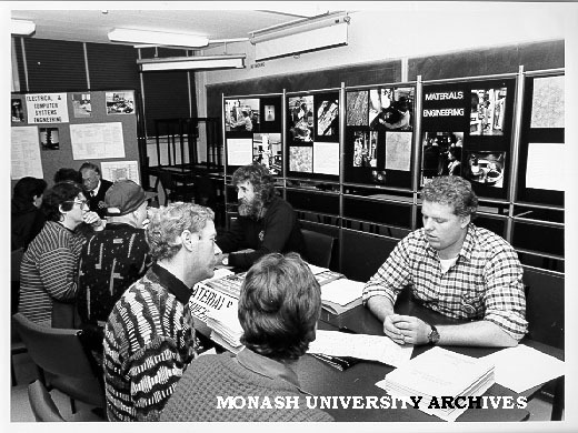 Materials Engineering display, Open Day 1988