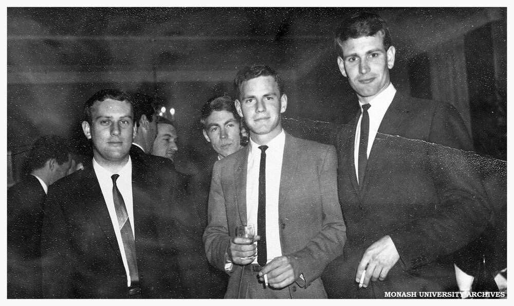 Barry Wentworth, Ian Dudgeon and John Howell (left to right) at the Society of the Faculty of Economics and Politics (ECOPS) dinner 