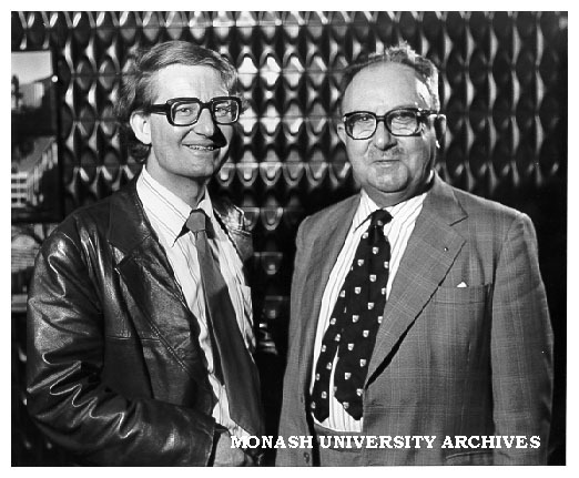 Dr Andrew Prentice with visiting Professor William McCrae from University of Sussex Astronomy Centre