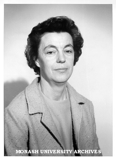 Mrs Betty Cumming, senior lecturer and warden of Howitt Hall