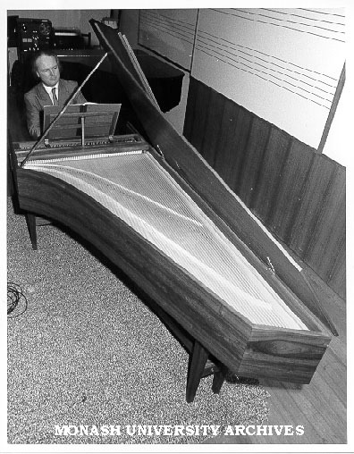 John O'Donnell from Victorian College of Arts playing Hubbard harpsichord