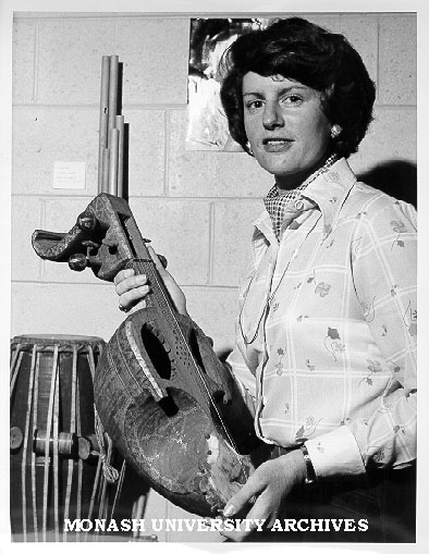 Veronica Rosier with Indian sarangi