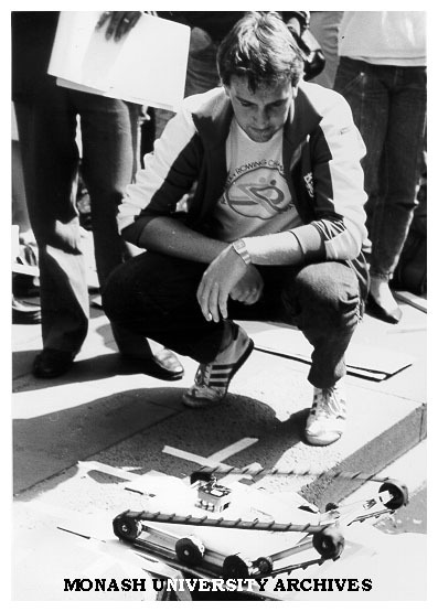 Entrant in 1985 Ingenuity Games, held in the City Square