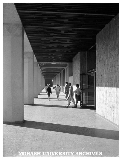 Humanities building walkway