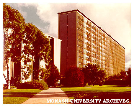 Main Library and Humanities buildings from north east