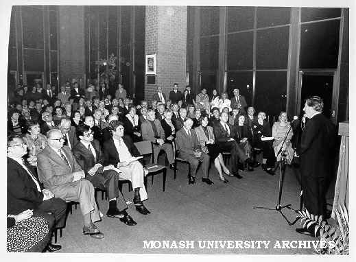 Reception at Robert Blackwood Hall for members of Ukrainian community