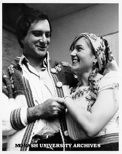 Students Vladimir Lucas and Radmilla Borkovic performing as part of Open Day activities