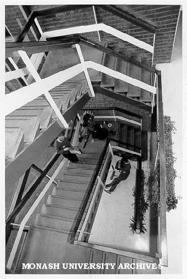 Film crew from Warhead Films in the Physics building