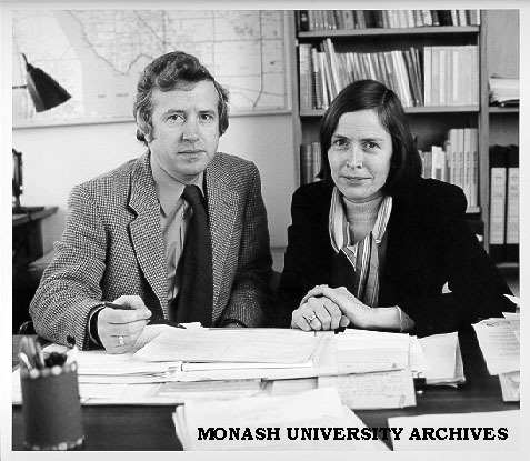 Senior lecturer in Social Work Mr Cliff Picton with research assistant Mrs Mia Bieske