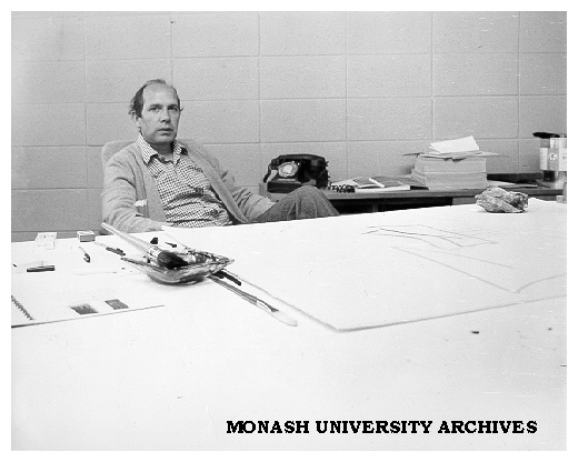 Visiting English artist John Walker