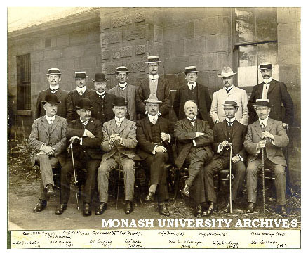 John Monash with Intelligence staff, Sydney