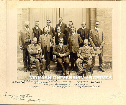 Intelligence Staff Tour, NSW January 1912