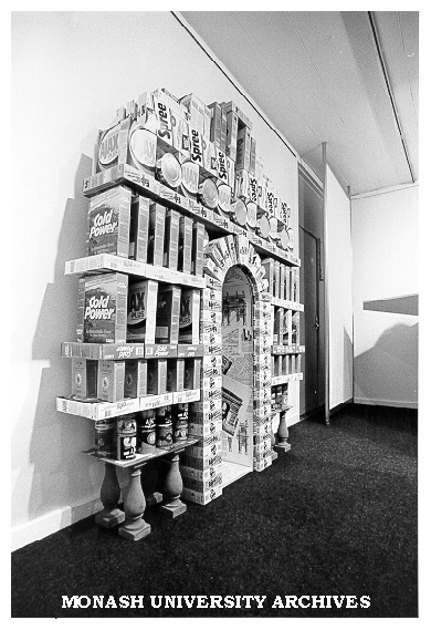 Suzanne Dance's 'Arch' on display in 'New Classicism?' exhibition at the Monash University Gallery