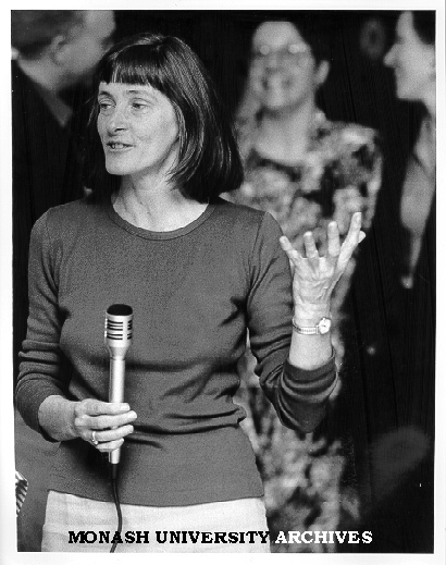 Artist Micky Allan speaking about work on display in exhibition 'Perspective 1975-1987'