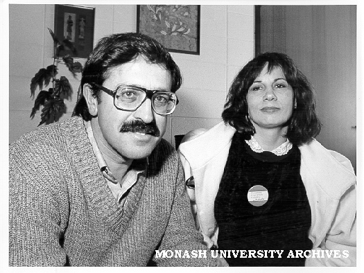 Jose Tomas Diaz (left) and Lourdes Gomez, visiting Australia under government sponsored exchange scheme