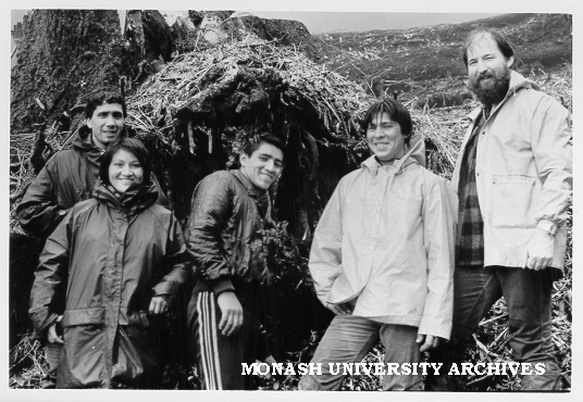 Dr Peter Temple-Smith (right), in Southern Chile to study South American marsupials