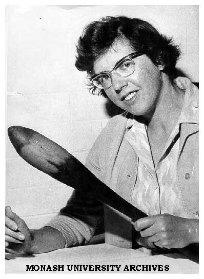 Dr Elizabeth Eggleston, Director of the Centre for Research into Aboriginal Affairs 1971-76
