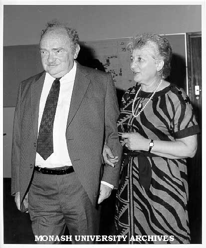 Emeritus Professor Joe Bornstein and wife Gertrude