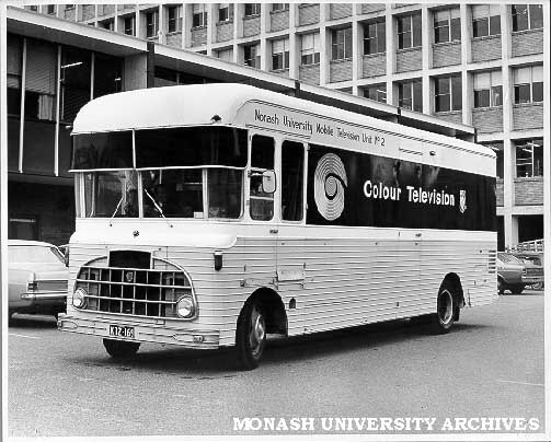 Mobile television unit, gift of Smith Kline and French Laboratories (Aust.)