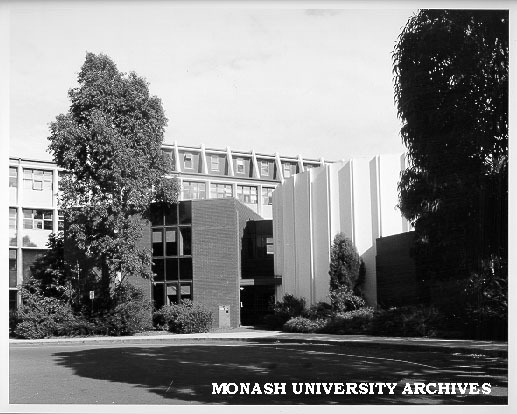 Krongold Centre from north, with Education building in background
