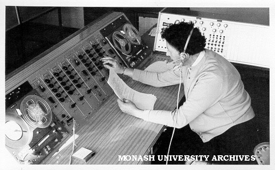 Language laboratory master console