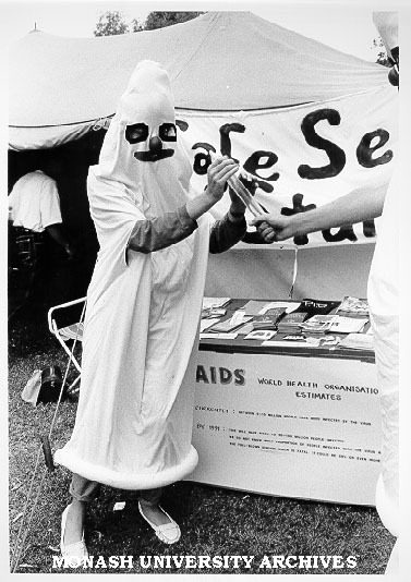 Safe Sex stand organised as part of Orientation Week