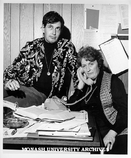 Director Peter Williams with Mary Lord