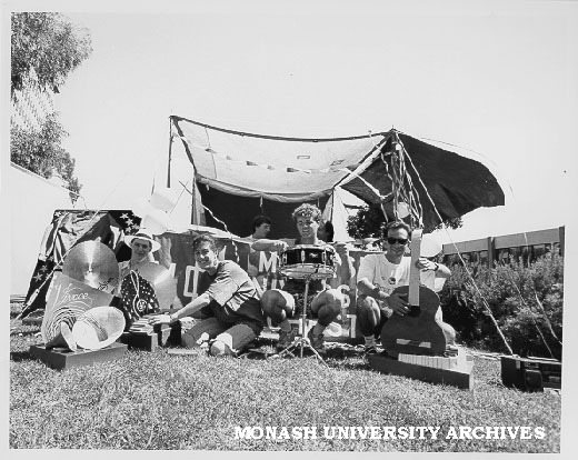 Musicians in forum, Orientation Week