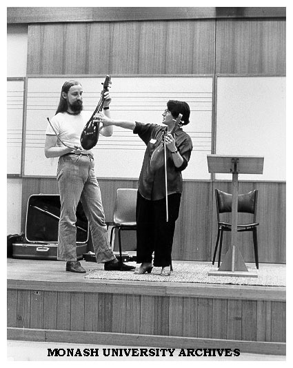 Richard Excell and Carol Williams, part of Early Music Ensemble 'Acord'