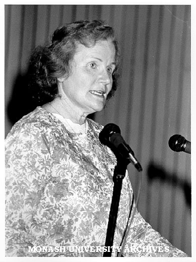 Mary Bell speaking at multi-faith seminar