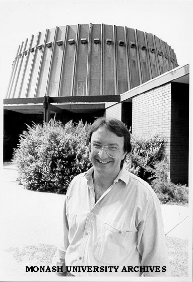 Ecumenical Chaplain Reverend Steve Russell outside Religious Centre