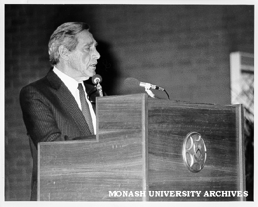 Sir Brian Murray opening Occupational Health and Safety Convention