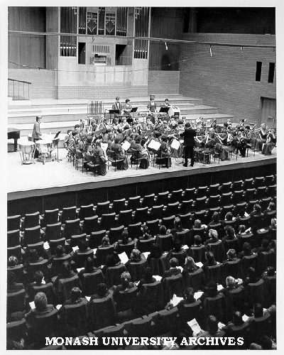 Ketchikan Concert Band from Alaska performing at Robert Blackwood Hall as part of Australian Youth Music Festival '85