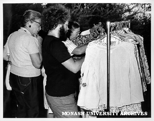 Clothing stall, Friday market