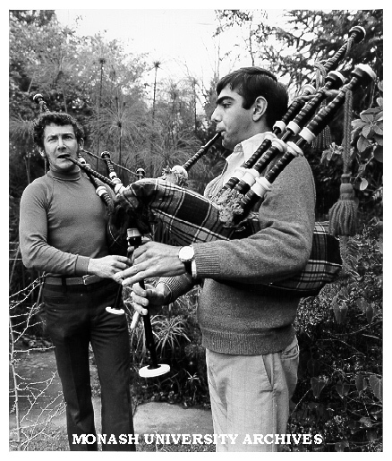 Pipers Graeme McGregor (right) and Keith Wilkins